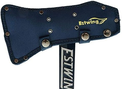 ESTWING Black Eagle Tomahawk mit blauen Vinylgriff, 770g, mit Nylon Schutzhülle