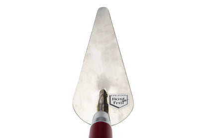 STUBAI Spachtel Katzenzunge rostfr., met.roter Griff 160 mm