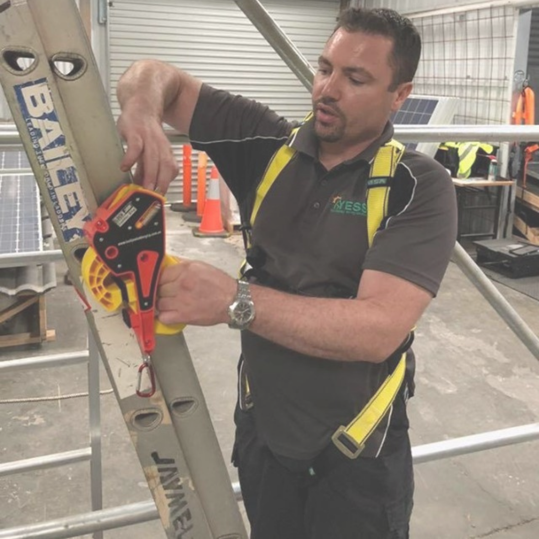 Lock Jaw Ladder Grip Leitersicherungsclip für Dachrinnen, sichere Leiterbefestigung in 5 Sekunden, BG Bau gelistet für Handwerker und Dachdecker