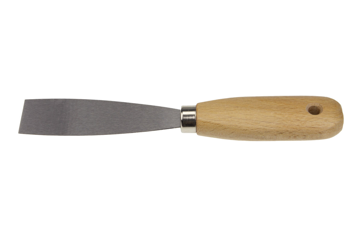 STUBAI Malerspachtel mit Holzheft / 10 30 mm