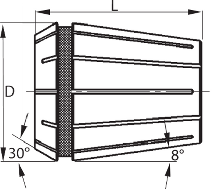 Präzisionsspannzange 12mm für 470E (ER32)