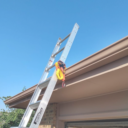 Lock Jaw Ladder Grip Leitersicherungsclip für Dachrinnen, sichere Leiterbefestigung in 5 Sekunden, BG Bau gelistet für Handwerker und Dachdecker