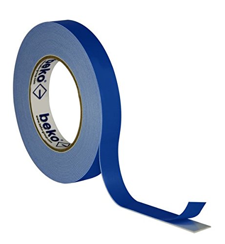 Beko Spiegelklebeband 19 mm x 50 m, Doppelseitiges Klebeband