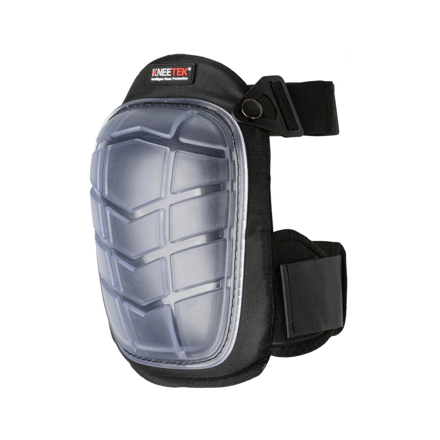 KNEETEK Knieschoner BASIC Clear für empfindliche Untergründe | Knieschützer für optimale Entlastung beim Arbeiten auf Knien | Kniepolster geeignet für Fliesenleger, Hobby-Handwerker, DIY-Bereich