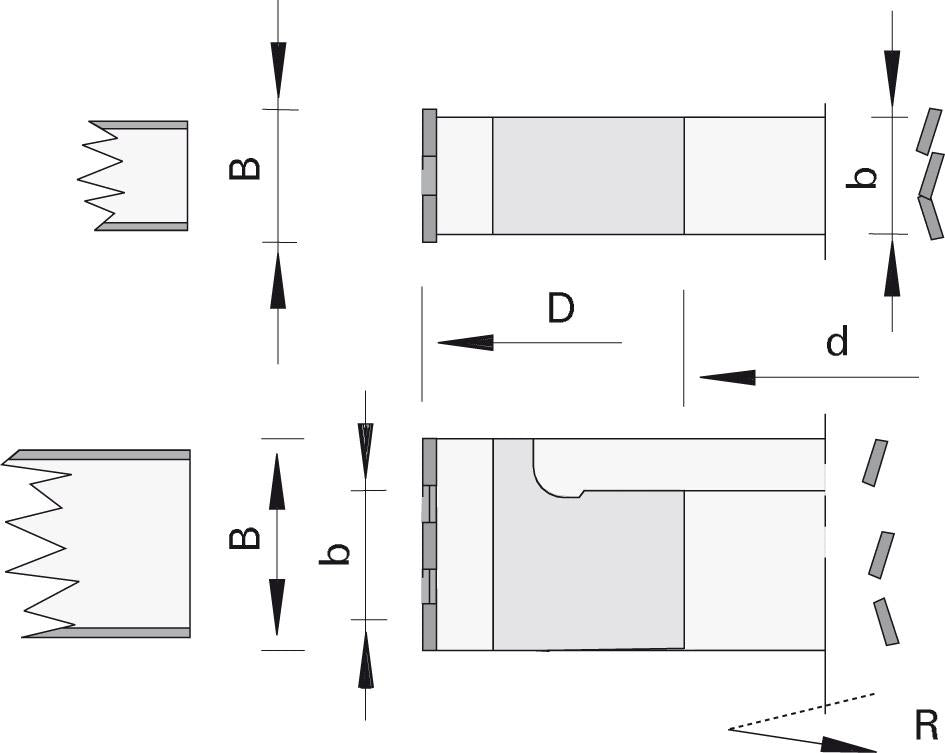 3585 Fuege-Fräser 100x45,5x30mm Z=2+2 L [L]