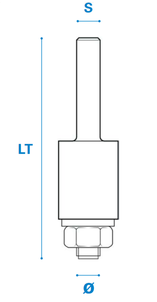 Aufnahmedorn Art. 507 - Rechts