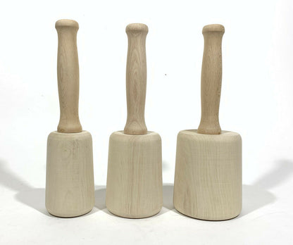 Stubai Bildhauerklüpfel | Holzschlegel   konisch | 110 mm | Länge: 300 mm | Gewicht: 920 g | Naturbuche gedrechselt | Holzhammer für Schnitzarbeiten | Schnitzhammer & Klopfwerkzeug zum Künstlerwerkzeug