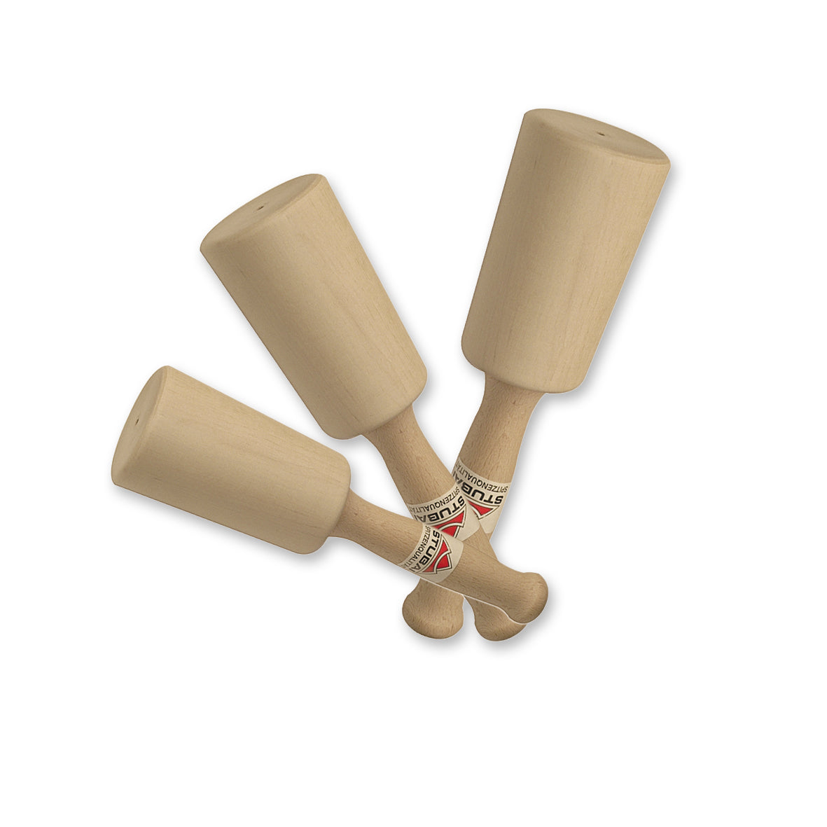 Stubai Bildhauerklüpfel | Holzschlegel   konisch | 110 mm | Länge: 300 mm | Gewicht: 920 g | Naturbuche gedrechselt | Holzhammer für Schnitzarbeiten | Schnitzhammer & Klopfwerkzeug zum Künstlerwerkzeug