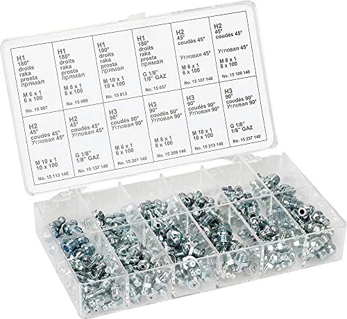 Pressol Schmiernippel-Sortimentskasten, 140 Stück