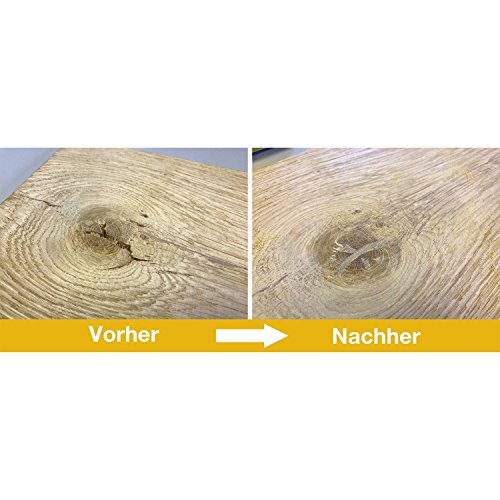 STUBAI WoodRepair Holzreparatur Satz BASIC mit Astfüller-Pistole 80W & Kompaktbeutel Mix 1