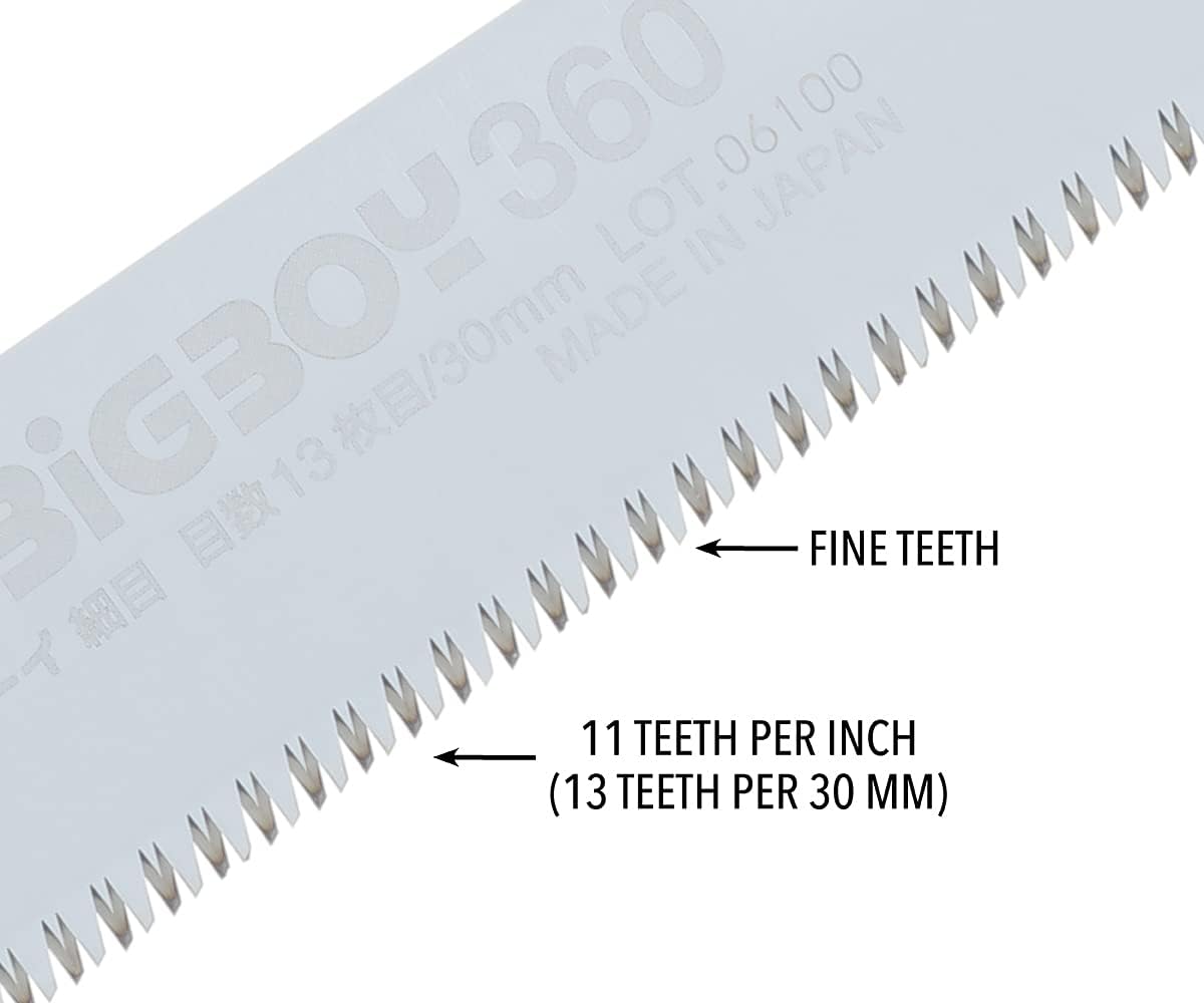 Silky Ersatzblatt BigBoy 360 blau fein – KSI635336 – hochwertiges Ersatzsägeblatt mit 13 Zähnen pro 30 mm für präzise Holzbearbeitung bei Dacharbeiten, Balkenschnitt, Outdoor & Profi-Einsatz