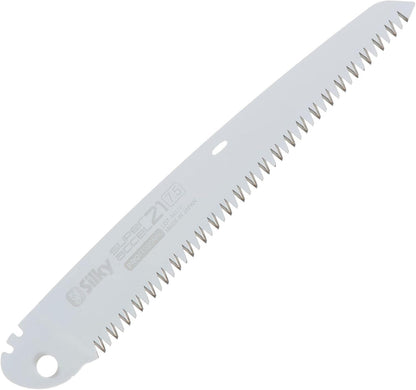 Silky Ersatzblatt passend für die Silky Klappsäge Super Accel, 210 mm Länge, 7,5 Zähne pro Zoll (ZpZ), grobe Verzahnung für schnelle und präzise Schnitte, ideal für den professionellen und privaten Einsatz.
