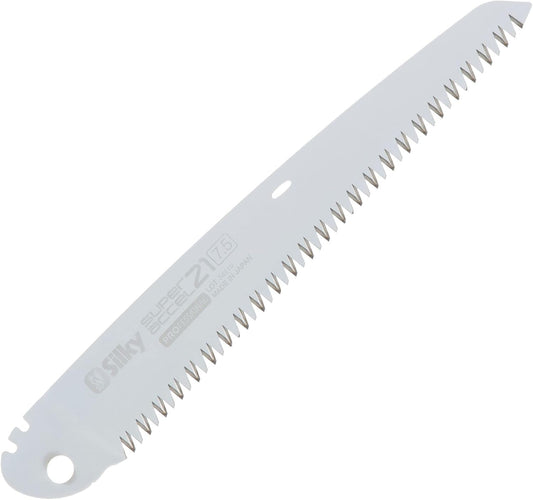 Silky Ersatzblatt passend für die Silky Klappsäge Super Accel, 210 mm Länge, 7,5 Zähne pro Zoll (ZpZ), grobe Verzahnung für schnelle und präzise Schnitte, ideal für den professionellen und privaten Einsatz.