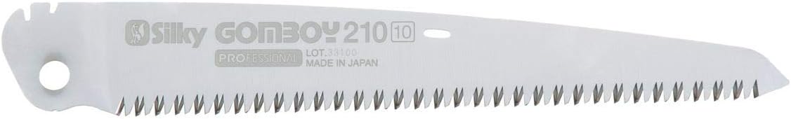 ORIGINAL SILKY Ersatzblatt für Gomboy 210 mm Medium – Astsäge Baumsäge Gartensäge, japanischer Premium-Stahl, präzise Verzahnung, schnelles Sägen auf Zug, für Outdoor, Garten und Bushcraft