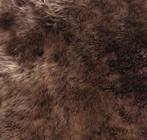 Heitmann Quadratische Sitzauflagen, Fellmaß ca. 44 x 44 cm braun