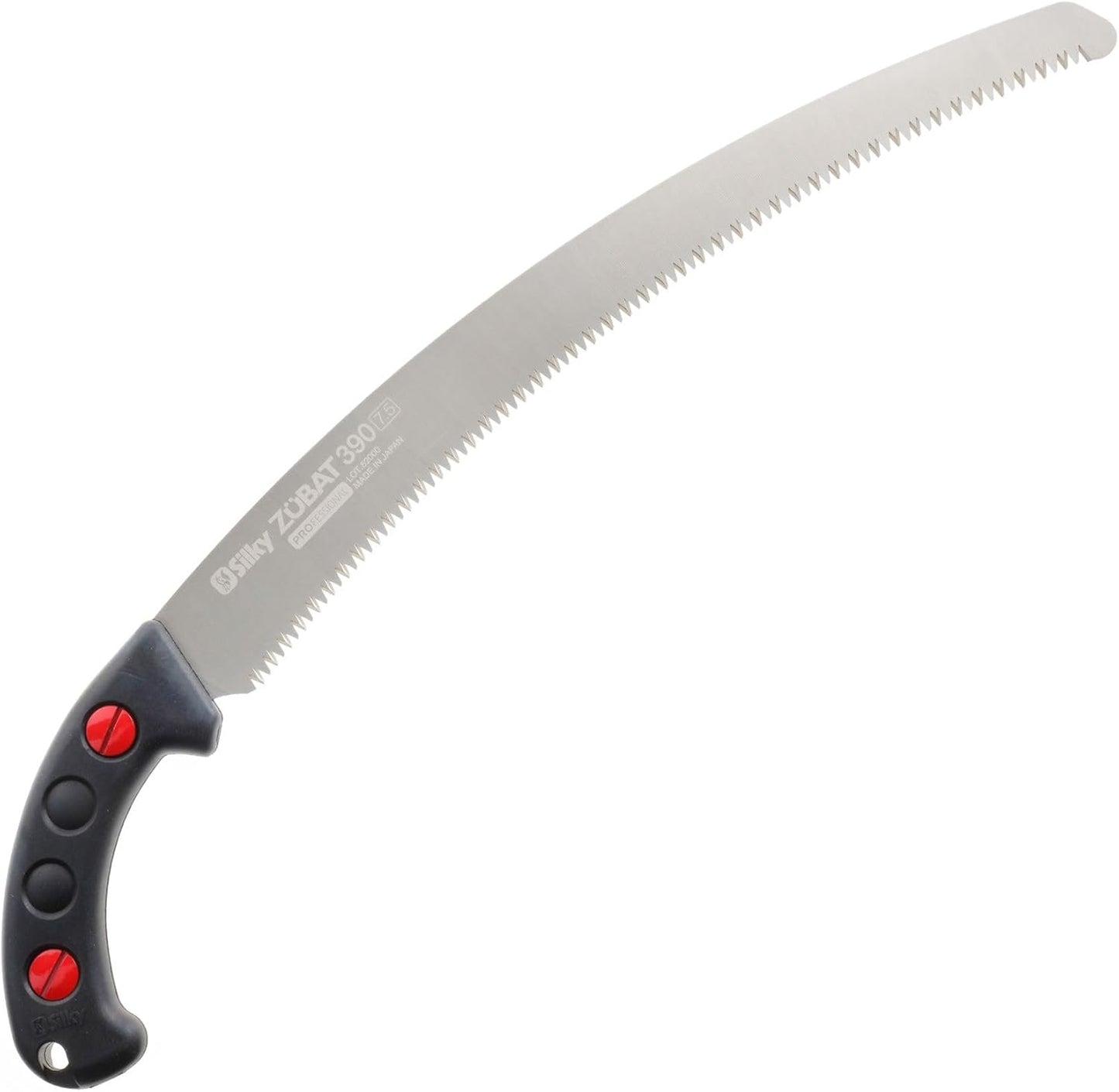 Silky Handsäge Astsäge Baumsäge Gartensäge  Zübat Professional 390mm 7,5 Zähne/30mm gebogen | bestens für frisches Holz geeignet