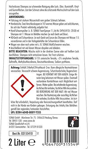 SONAX 03155410 Auto-Waschgel Konzentrat 2 l