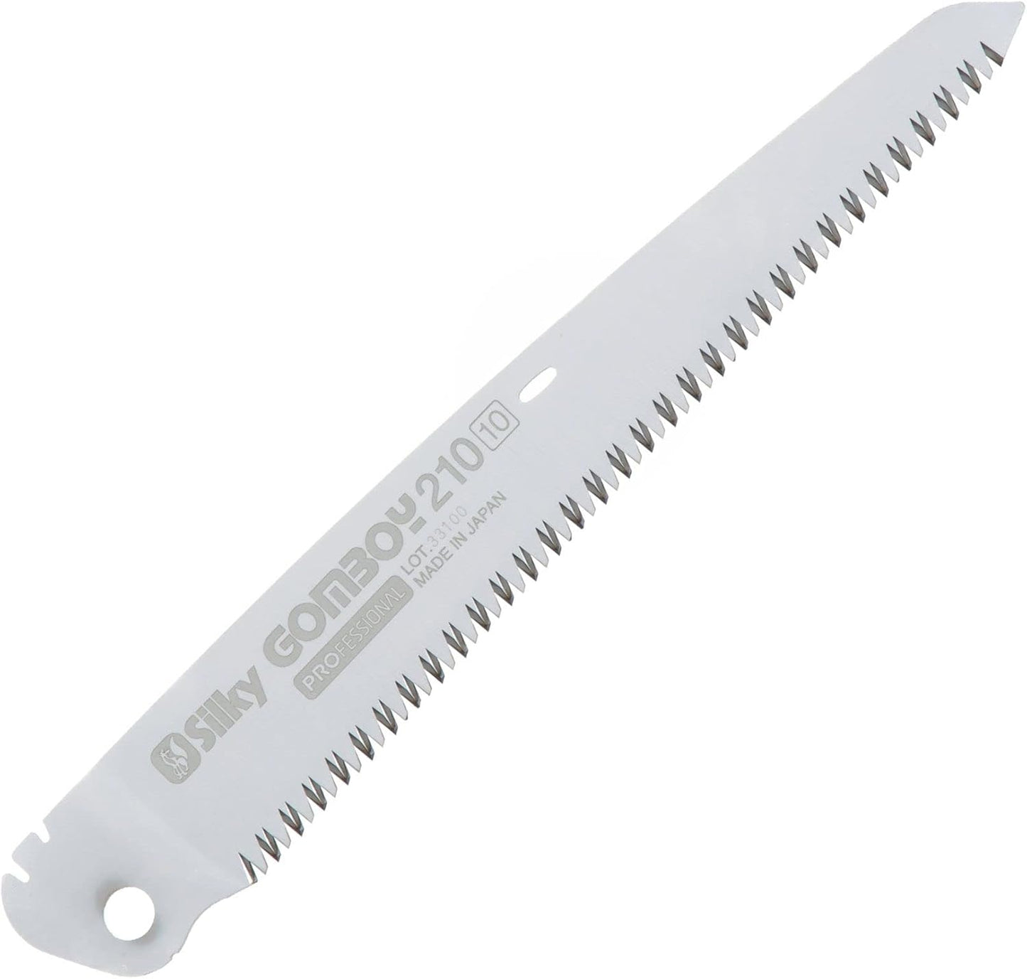 ORIGINAL SILKY Ersatzblatt für Gomboy 210 mm Medium – Astsäge Baumsäge Gartensäge, japanischer Premium-Stahl, präzise Verzahnung, schnelles Sägen auf Zug, für Outdoor, Garten und Bushcraft
