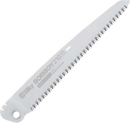 ORIGINAL SILKY Ersatzblatt für Gomboy 210 mm Medium – Astsäge Baumsäge Gartensäge, japanischer Premium-Stahl, präzise Verzahnung, schnelles Sägen auf Zug, für Outdoor, Garten und Bushcraft