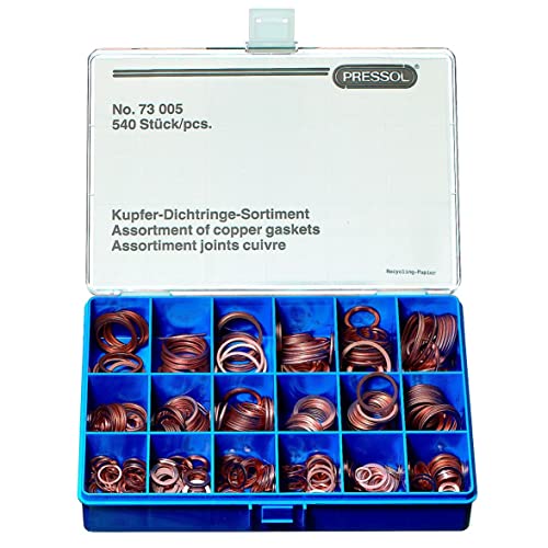 Pressol Kupferdichtring-Set, 540 Teile
