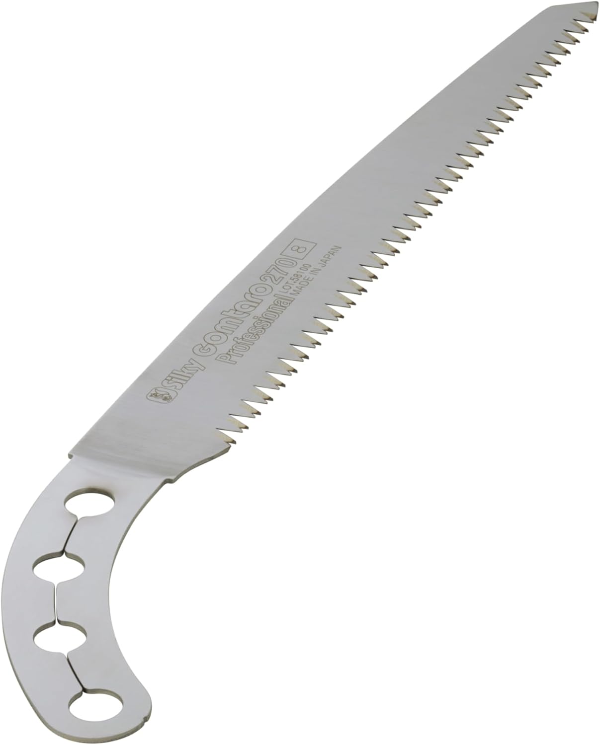 Silky Ersatzblatt für Gomtaro 270 mm – grobe Mirai-Me Verzahnung (8 ZpZ) | gerades Zugsägeblatt für Ast- und Baumsägen | schnelle, saubere Schnitte in frischem Holz, Hartchrombeschichtung gegen Korrosion und Harz