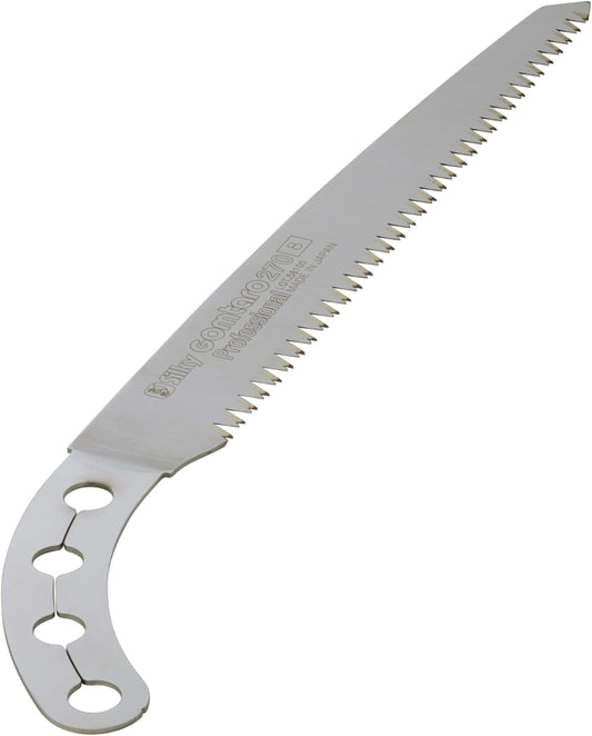 Silky Ersatzblatt für Gomtaro 270 mm – grobe Mirai-Me Verzahnung (8 ZpZ) | gerades Zugsägeblatt für Ast- und Baumsägen | schnelle, saubere Schnitte in frischem Holz, Hartchrombeschichtung gegen Korrosion und Harz