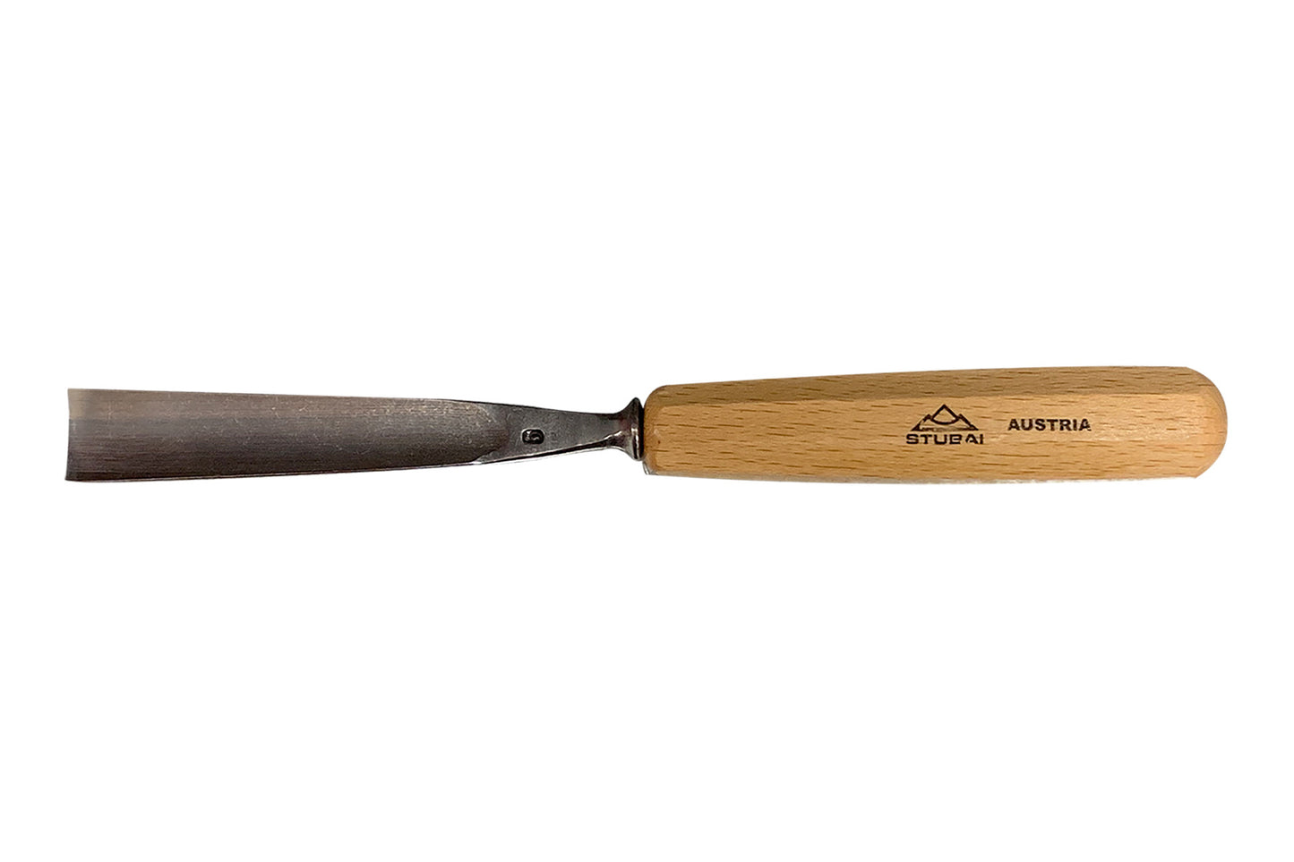 STUBAI S550 Schnitzersatz 4-tlg. | Grundausstattung für Holzschnitzerei & Bildhauerei | 4 Schnitzeisen (Flach- & Hohleisen) mit Holzheften | In robuster Rolltasche, ideal für Skulpturen 30–80 cm