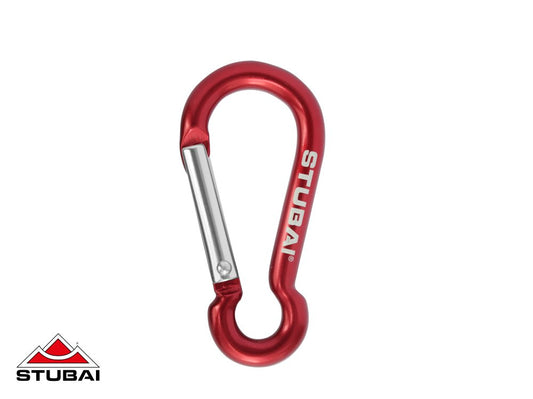 STUBAI Attach Fangkarabiner rot