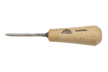 Stubai Gerades Mikro-Hohleisen 12 mm, Birne Heft