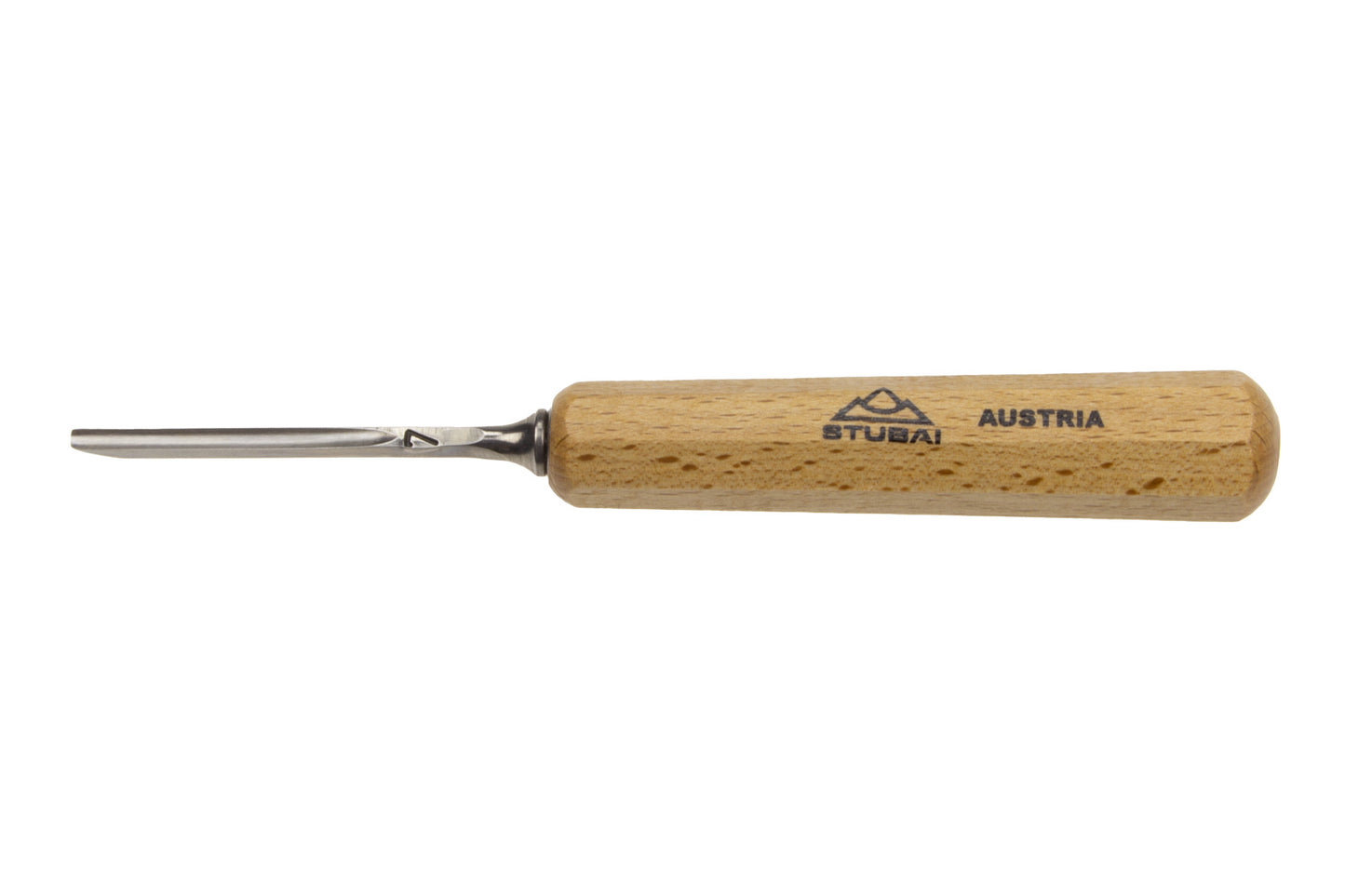 Stubai Gerades Mikro-Hohleisen 12 mm, Schnitzer Heft