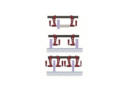 Piher-Umkehrbare Maxipress F Schraubzwinge 120cm