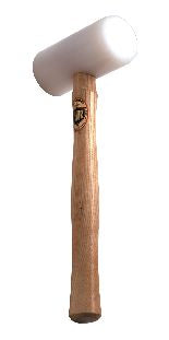 THOR Super Plastik Hammer, Rund Ø x l 45 x 98 mm, 240 g, mit Holzstiel