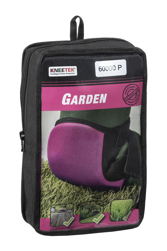 KNEETEK Knieschoner Garden Pink | Knieschützer für optimale Entlastung beim Arbeiten auf Knien | Knieschutzpolster geeignet für Gartenarbeiten, Hobby und Haushalt