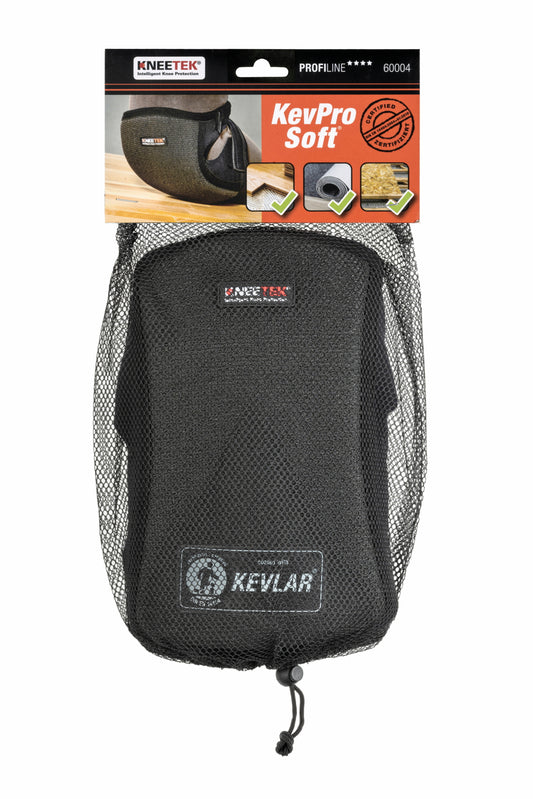 KNEETEK Knieschoner PROFILINE KevProSoft® | rutschfähige Knieschützer für optimale Entlastung beim Arbeiten auf Knien | Kniepolster geeignet für Parkettleger, Teppich- und Fußbodenleger
