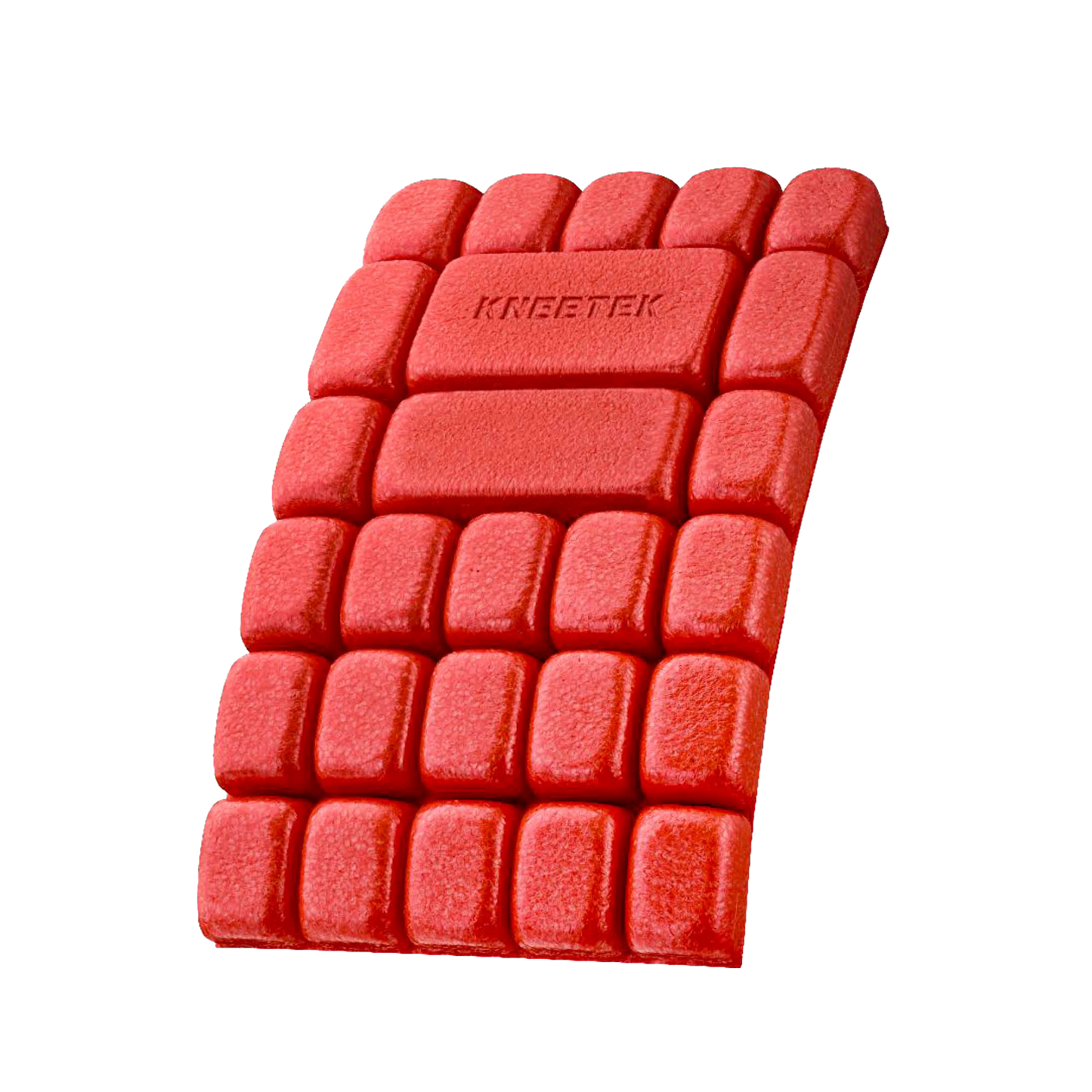 KNEETEK Kniepolster MultiPad | 250 x 150 x 20mm | 2 Stück, 40g, schwarz/rot | optimaler Schutz in Kombination mit Arbeitshose | Knieschutzpolster geeignet für Elektriker, Fliesenleger, Handwerker