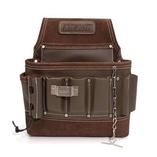 ESTWING 8-Pocket Leather Electrician's Tool Pouch