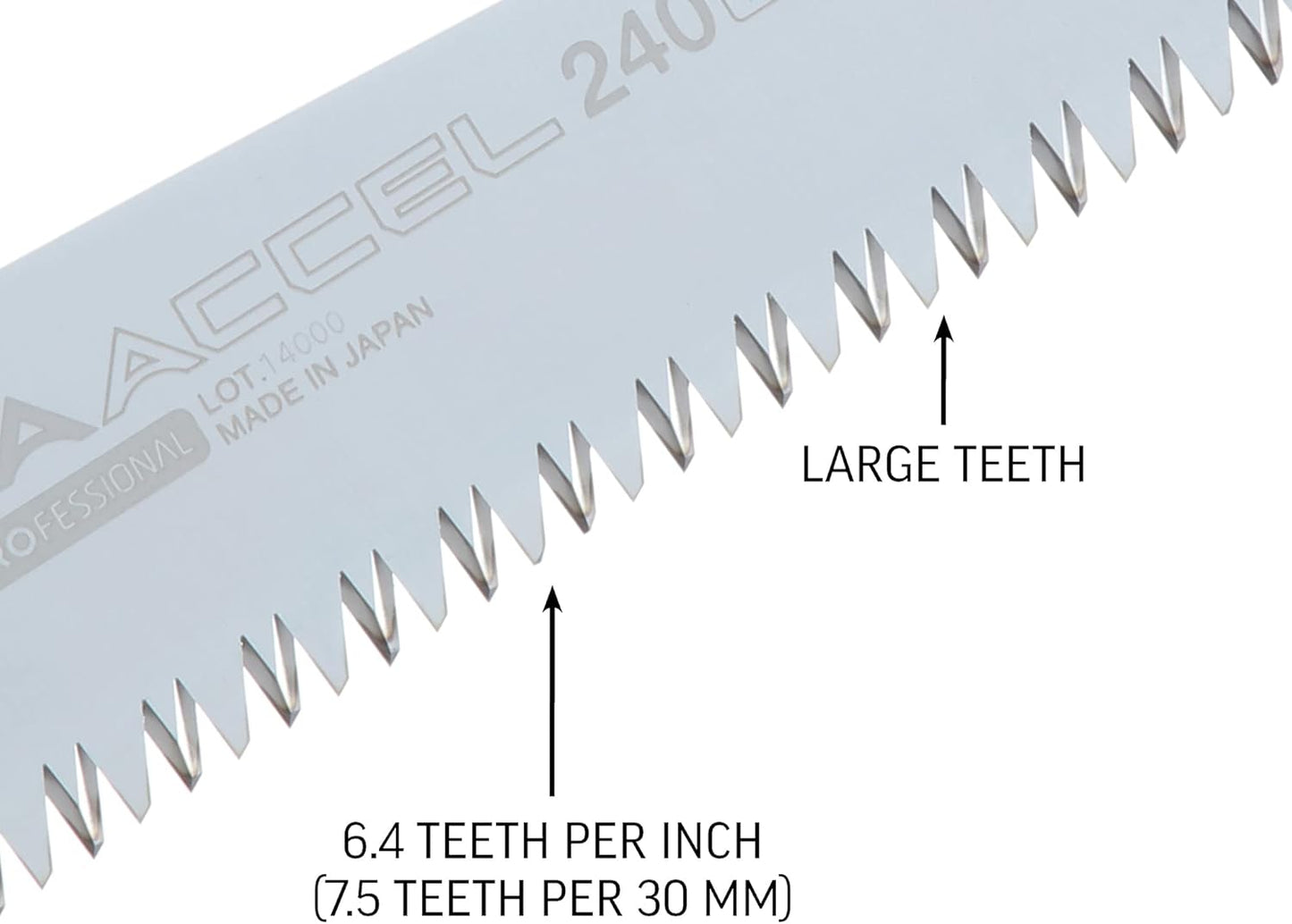 Silky Ultra Accel Straight 240mm Klappsäge 7,5 ZpZ grob Japansäge Gartensäge Astsäge Faltsäge mit Aluminiumgriff für Gartenpflege Abästen Premium Qualität