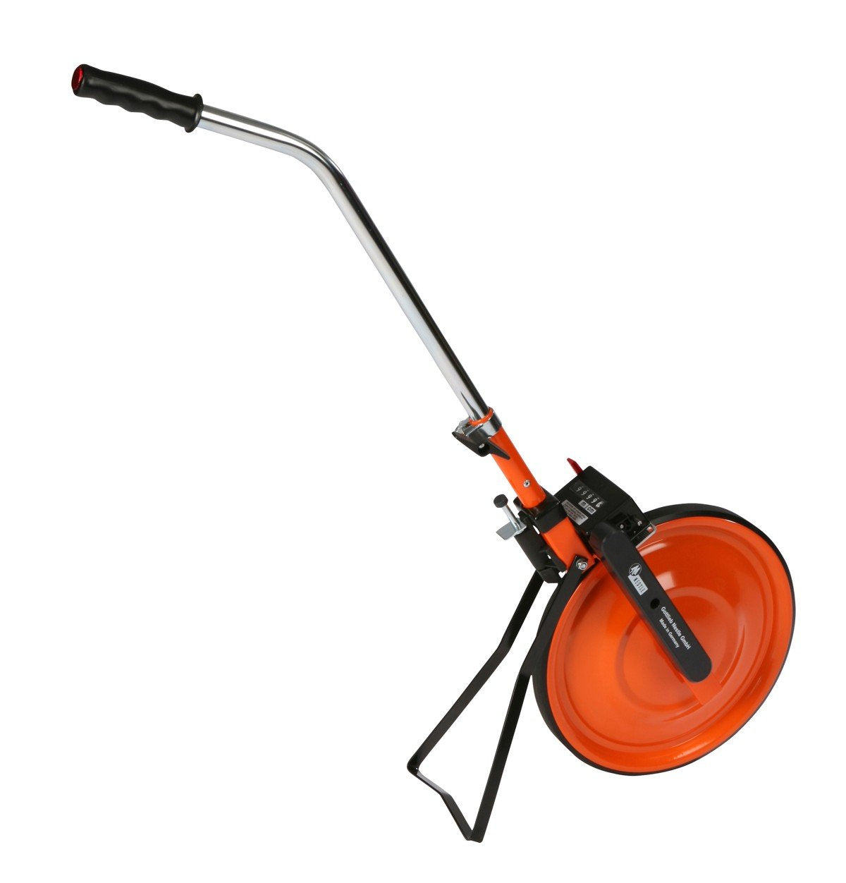 NESTLE Messrad | Präzisions-Messrad mit Prüfaufkleber & Abstellbügel | Für behördlichen Einsatz optional mit amtlicher Konformitätserklärung | Vollrad für Laufruhe | Made in Germany