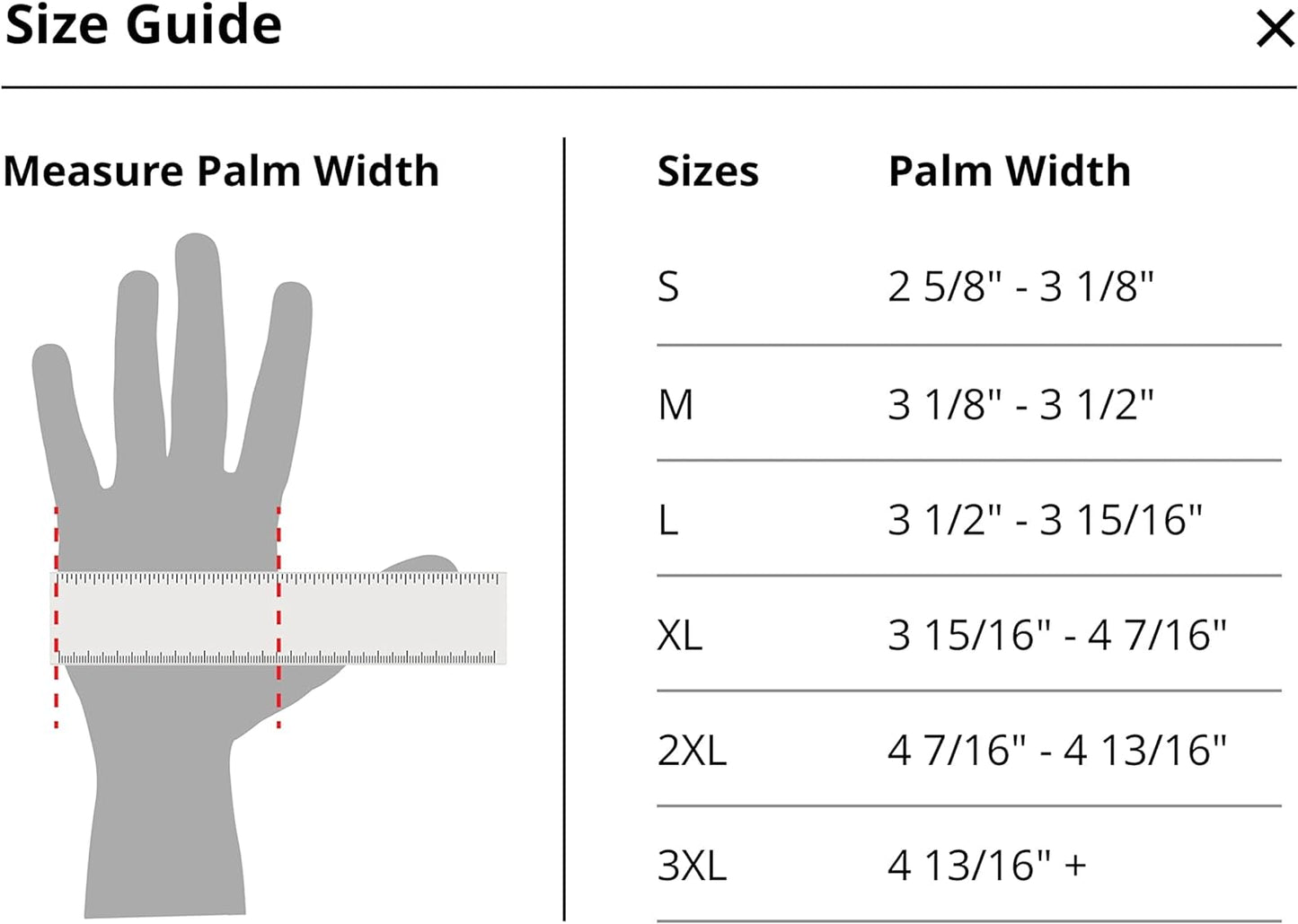 Estwing Schlagfester Arbeitshandschuh, Finger und Handfläche mit hohem Grip, Knöchelschutz, elastische Stulpe, 1 Paar, schwarz/grau Größe 2XL