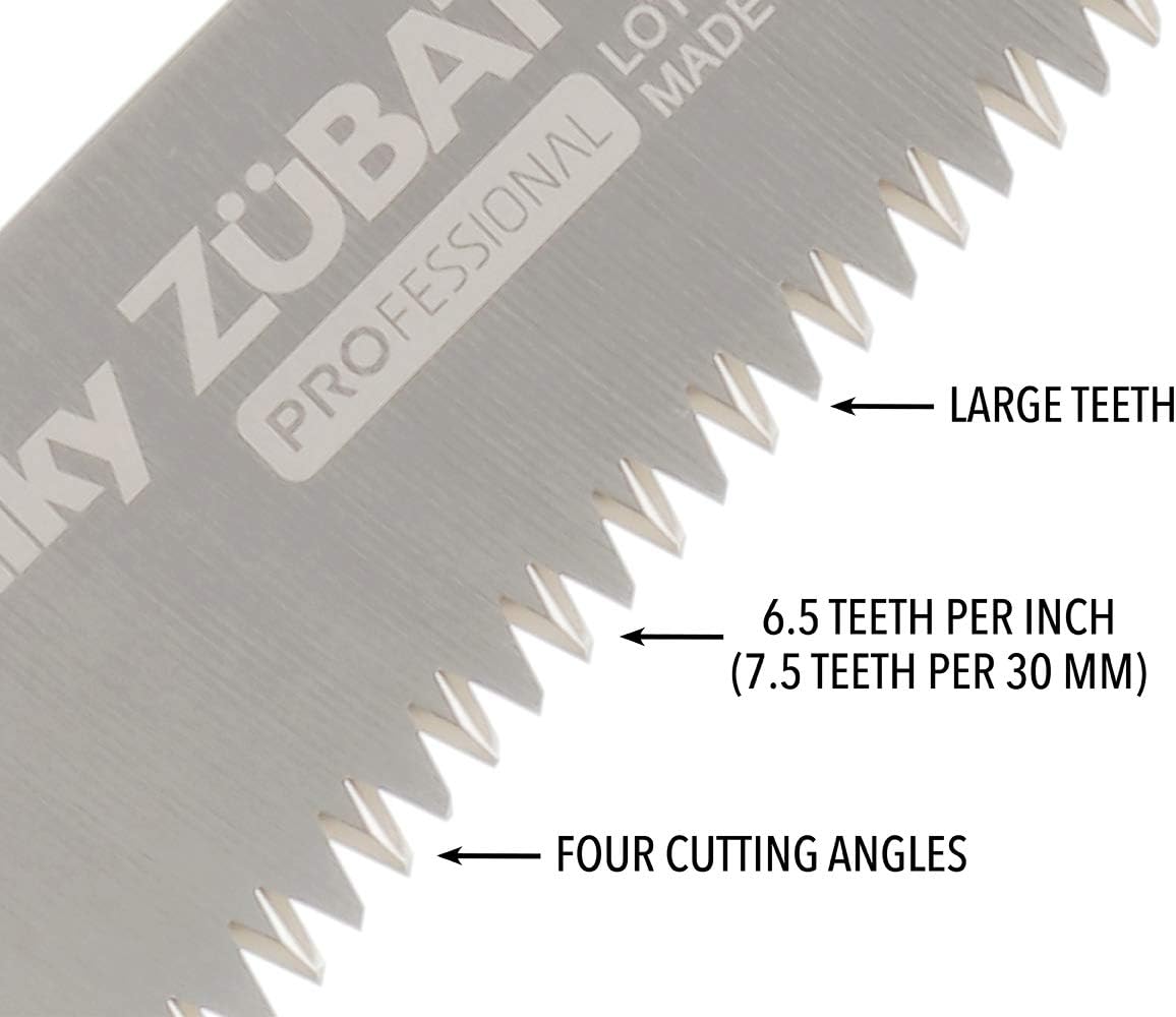 Silky Ersatzblatt für Handsäge Zübat Professional 330 mm | 7,5 Zähne/30 mm sehr grob | aggressiv gebogenes Zugsägeblatt mit Haken | passt für Zübat Hand- & Teleskopsägen
