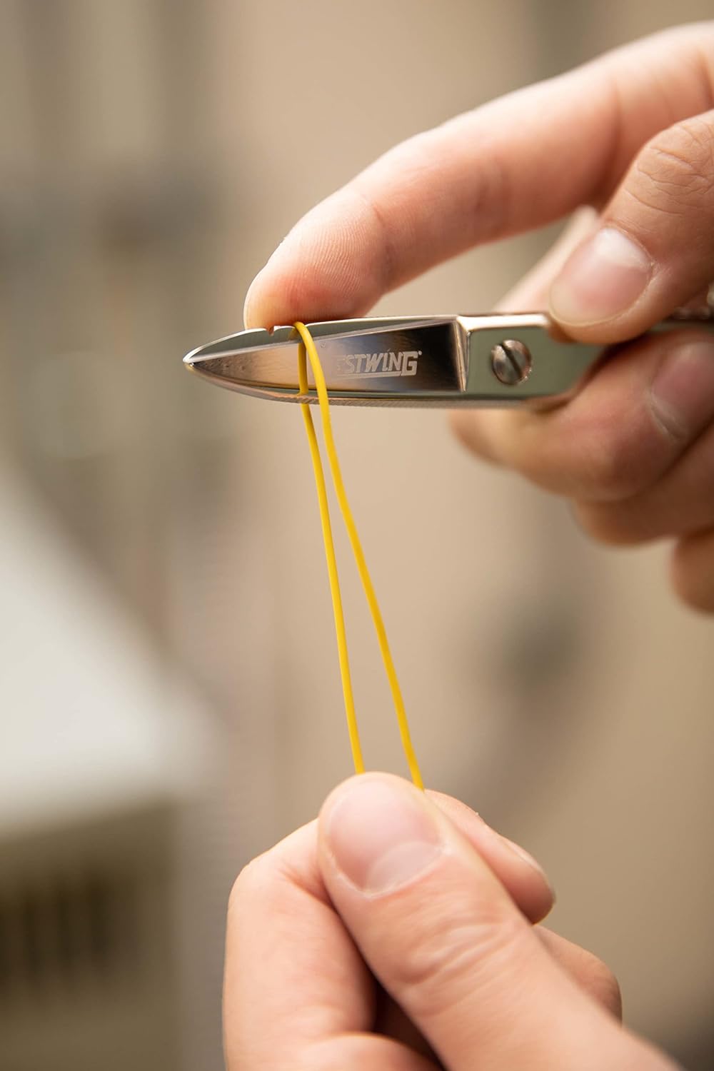ESTWING Kombi-Set aus Kabelschneid-Schere mit gezahnter Klinge und Kabelschneide-Messer mit Schaffußklinge, inklusive Ledergürtelscheide: