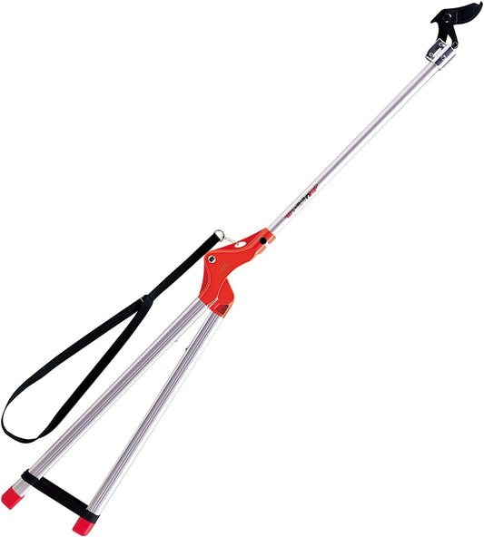 ARS Astschere Baumschere Y-Schere Y-185-1.5 Alu – Langarm-Astschere mit 180° drehbarem Schneidkopf, Schultergurt und Aluminiumgestänge für müheloses Schneiden von Ästen bis Ø 40 mm, ergonomisch und stabil