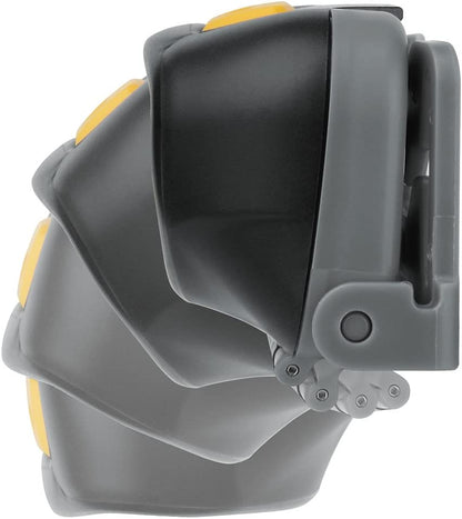 de.power LED Stirnlampe mit Spot- u. mit Weitwinkellicht, dimmbar, 3x AAA, 210 Lumen (ANSI) DP-801AAA-C [Energieklasse A]
