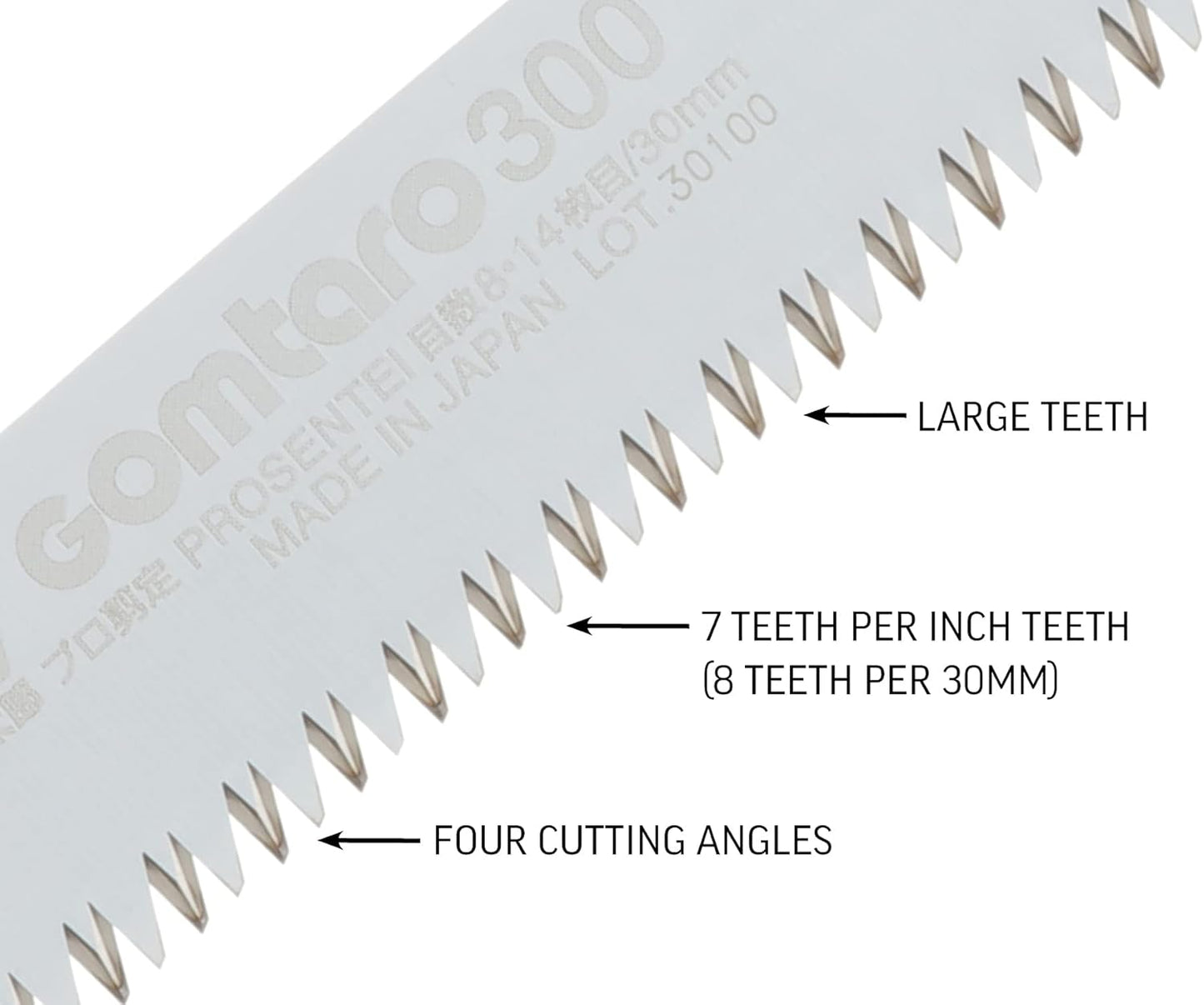 Silky Japansäge Gomtaro Pro-Sentei 300mm, 8 und 14 ZpZ (grob/fein) | Fein und Grobverzahnung | Sonderedition | Ideal für Gärtner, Obstzüchter und Privatpersonen