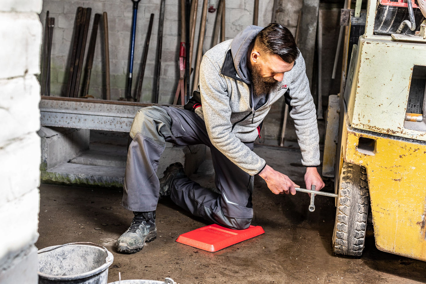 Kneetek Kniekissen RedPad, Knieschutzpolster für optimale Entlastung beim Arbeiten auf Knien