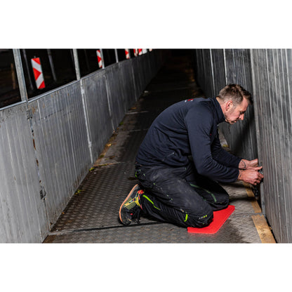 Kneetek Kniekissen RedPad Slim, Knieschutzpolster für optimale Entlastung beim Arbeiten auf Knien