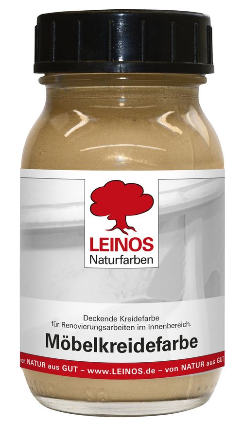 LEINOS 637 Möbelkreidefarbe für Innen, 0,1 l, Savanne