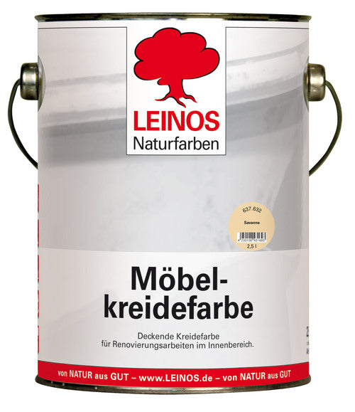 LEINOS 637 Möbelkreidefarbe für Innen, 2,5 l, Savanne