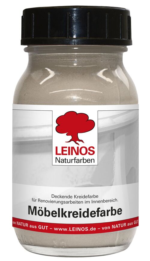 LEINOS 637 Möbelkreidefarbe für Innen, 0,1 l, Vanille