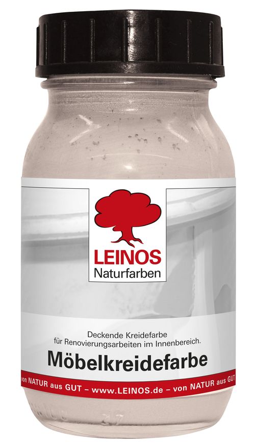 LEINOS 637 Möbelkreidefarbe für Innen, 0,1 l, Creme